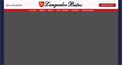 Desktop Screenshot of languedocbistro.com